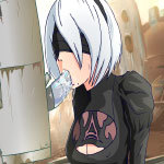 Nier hentai 2b gets fucked